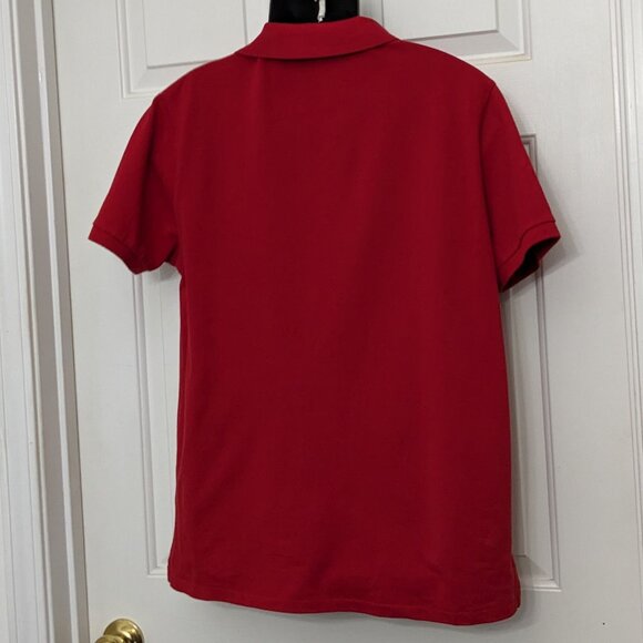 POLO RALPH LAUREN Men's Collar No 3 T-Shirts Size Large Red - Picture 7 of 10